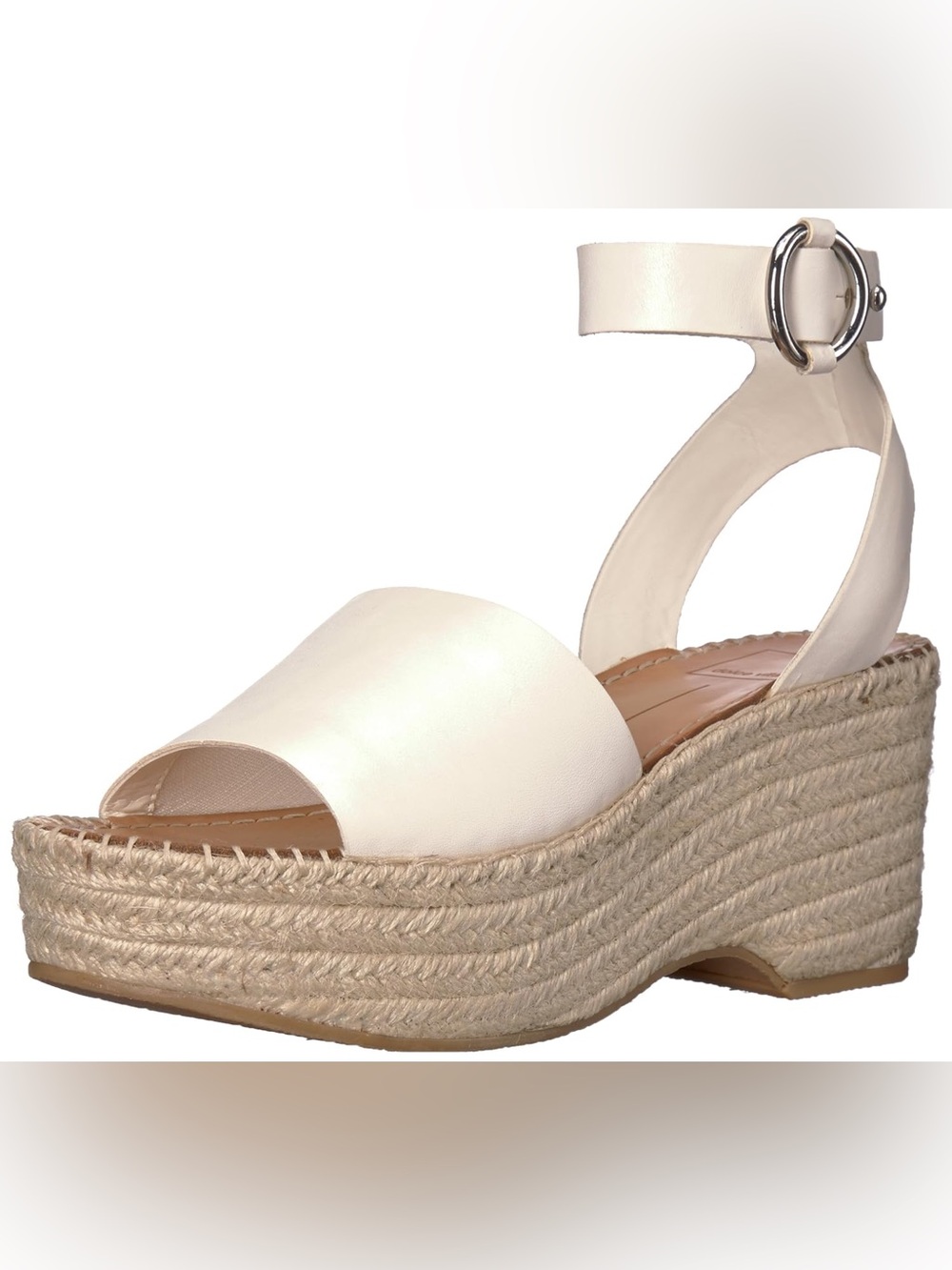 Dolce Vita Lesly Espadrille Wedge Sandals – Cream – Size 8